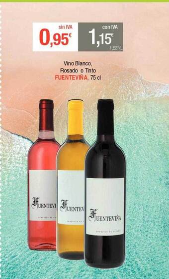 Masymas Vino blanco rosado o tinto fuenteviña oferta