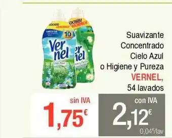 Masymas Suavizante concentrado cielo azul o higiene y pureza vernel oferta