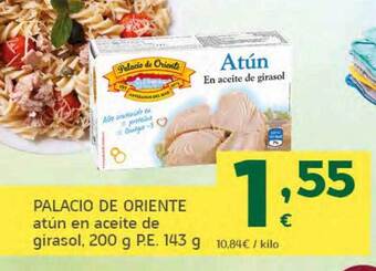 HiperDino Palacio de oriente atún en aceite de girasol oferta