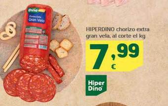 HiperDino Hiperdino chorizo extra gran vela oferta