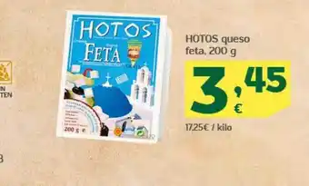 HiperDino Hotos queso feta oferta