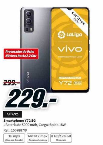 MediaMarkt Vivo smartphone y72 5g oferta