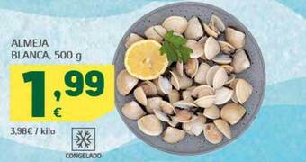 HiperDino Almeja blanca oferta