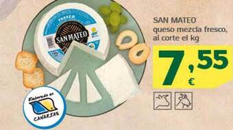 HiperDino San mateo queso mezcla fresco oferta