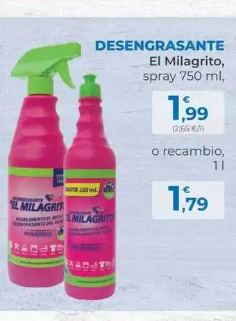 SPAR Gran Canaria Desengrasante el milagrito oferta
