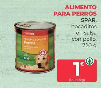 SPAR Gran Canaria Alimento para perros spar oferta