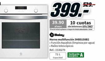 MediaMarkt Balay horno multifunción 3hb5158b2 oferta