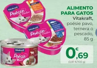 SPAR Gran Canaria Alimento para gatos vitakraft oferta