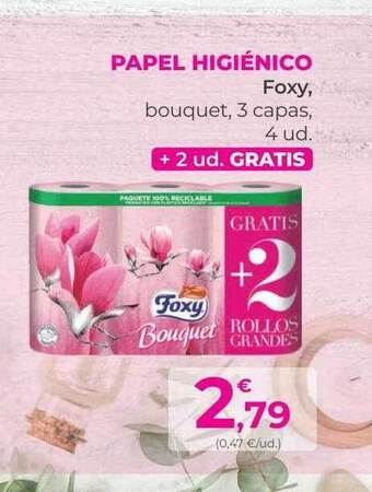 SPAR Gran Canaria Papel higiénico foxy oferta