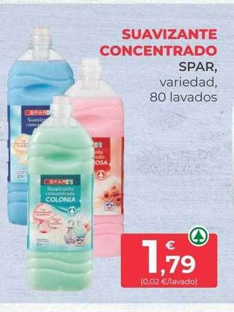 SPAR Gran Canaria Suavizante concentrado spar oferta