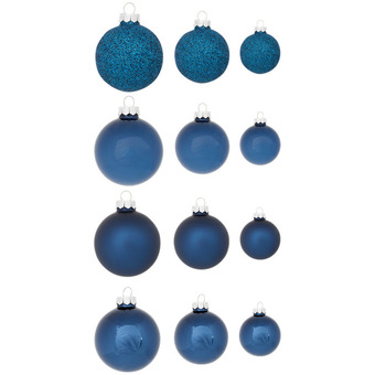 Action Bolas de navidad de cristal oferta