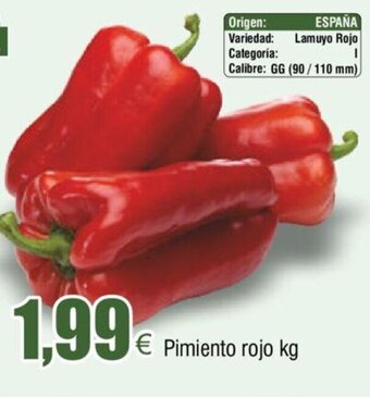 FROIZ Pimiento Rojo Kg oferta