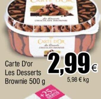 FROIZ Carte D'Or Les Desserts Brownie 500 g oferta