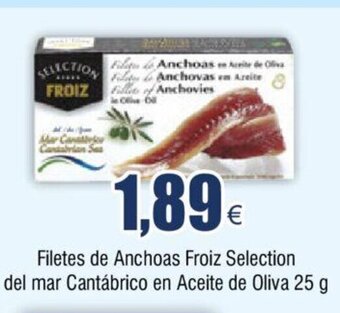 FROIZ Filetes de Anchoas Froiz Selection del Mar Cantábrico en Aceite de Oliva 25 g oferta