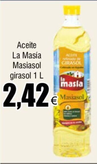 FROIZ Aceite La Masía Masiasol Girasol 1 L oferta