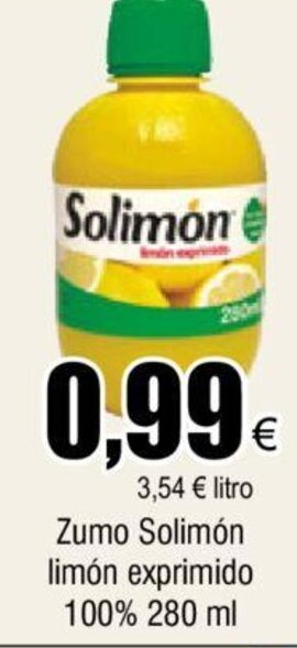 FROIZ Zumo Solimón Limón Exprimido oferta