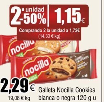 FROIZ Galleta Nocilla Cookies Blanca o Negra oferta