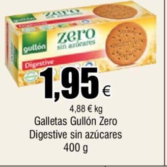 FROIZ Galletas Gullón Zero Digestive sin Azúcares oferta