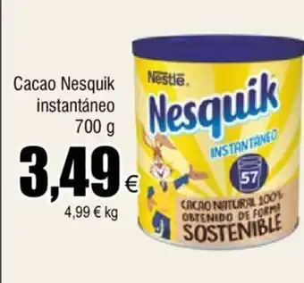 FROIZ Nesquik Cacao Instantáneo oferta