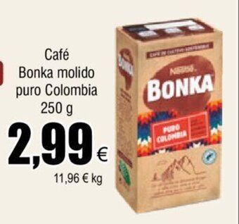 FROIZ Café Bonka Molido Puro Colombia oferta