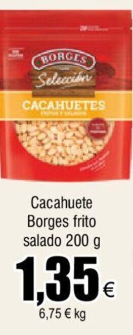 FROIZ Cacahuete Borges frito salado 200 g oferta
