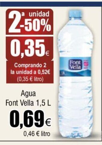 FROIZ Agua Font Vella 1.5 L oferta