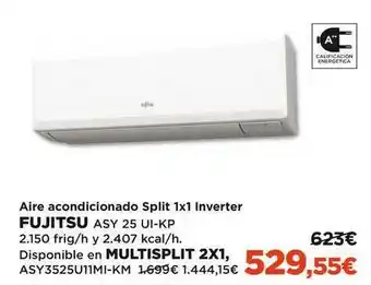 El Corte Inglés Fujitsu Aire Acondicionado Split 1x1 Inverter oferta