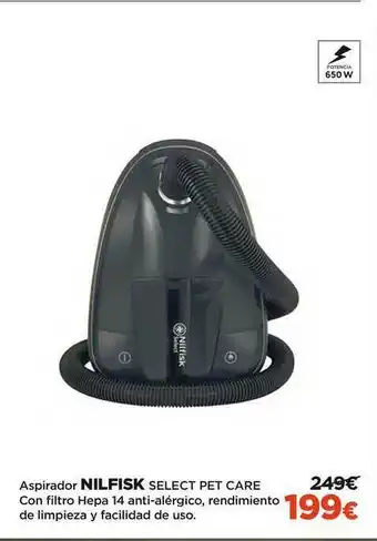 El Corte Inglés Nilfisk Select Pet Care Aspirador oferta