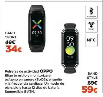 El Corte Inglés Oppo Pulsseras De Actividad oferta