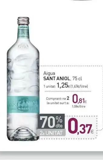 Condis Sant Aniol Aigua 75cl oferta