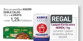 Condis Knorr Doble Caldo Brou En Pastilles 12u+4 Gratis oferta