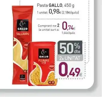 Condis Gallo Pasta 450g oferta