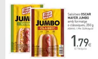 Condis Oscar Mayer Jumbo Salsitxes 350g oferta