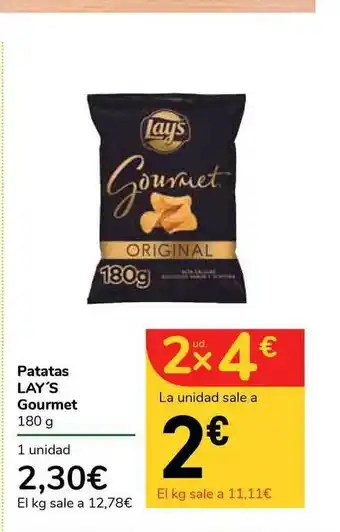 Carrefour Express Lay's Gourmet Patatas 180g oferta