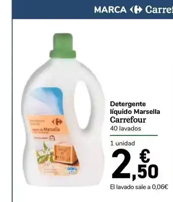 Carrefour Express Carrefour Detergente Líquido Marsella oferta