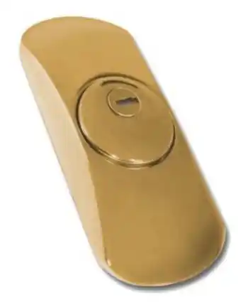 ferrOkey Escudo cilindro alta seguridad 163x70mm acero macizo carbonitrurado bicapa oro sqdo lince oferta