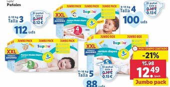 Lidl Pañales lupilu oferta