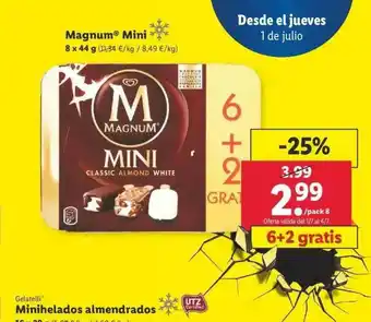 Lidl Magnum Mini 8 x 44g oferta