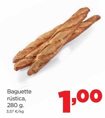 Alimerka Baguette rústica, 280 g. oferta