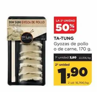 Alimerka Ta-tung gyozas de pollo o de carne, 170 g. oferta