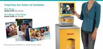 Bureau Vallée 15 x 20 cm. / 13 x 18 cm. desde 0,35€ iva incluido imprime tus fotos al instante. 10 x 15 cm. desde 0,19€ iva incluido *co oferta