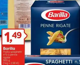 Suma Supermercados Pasta barilla oferta