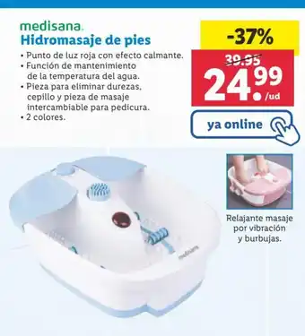 Lidl Medisina Hidromasaje de pies oferta