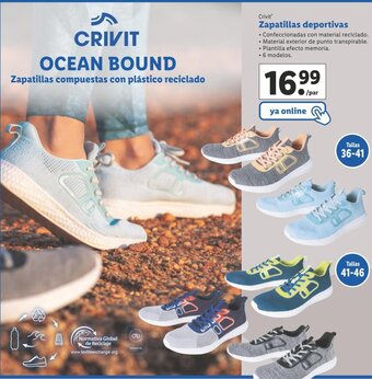 Lidl Crivit Zapatillas deportivas oferta