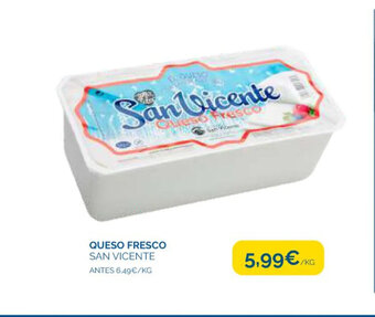 Supermercados La Despensa Queso Fresco San Vicente oferta