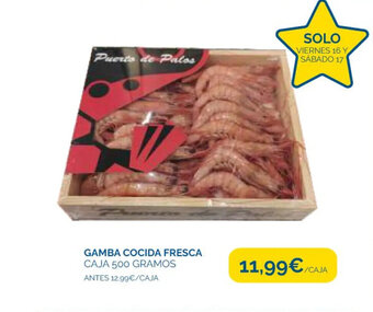 Supermercados La Despensa Gamba Cocida Fresca oferta