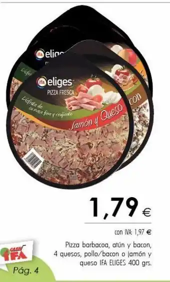 Cash Ifa Pizza ifa eliges oferta