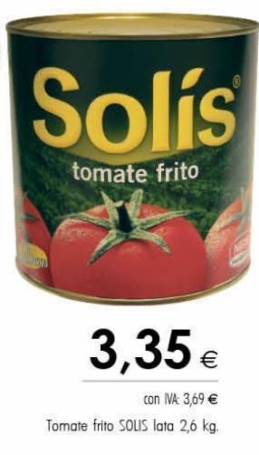 Cash Ifa Tomate frito solís oferta