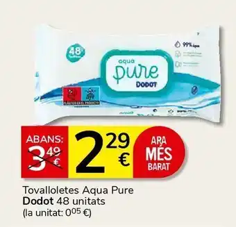 Consum Toallitas dodot oferta