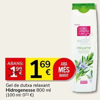 Consum Gel de baño hidrogenesse oferta